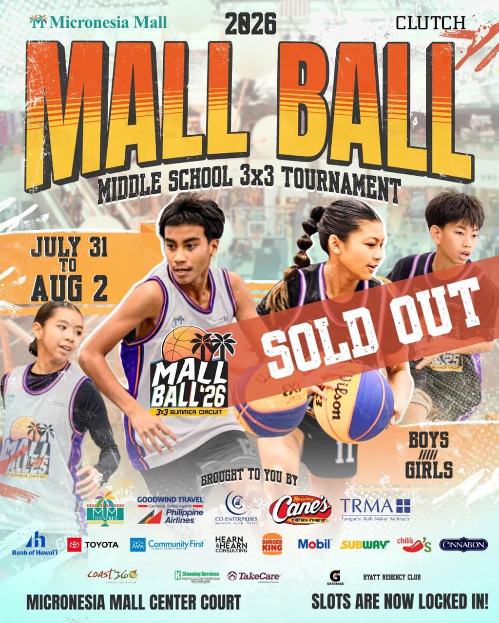 Twenty-two teams set for Mall Ball 3x3 summer circuit